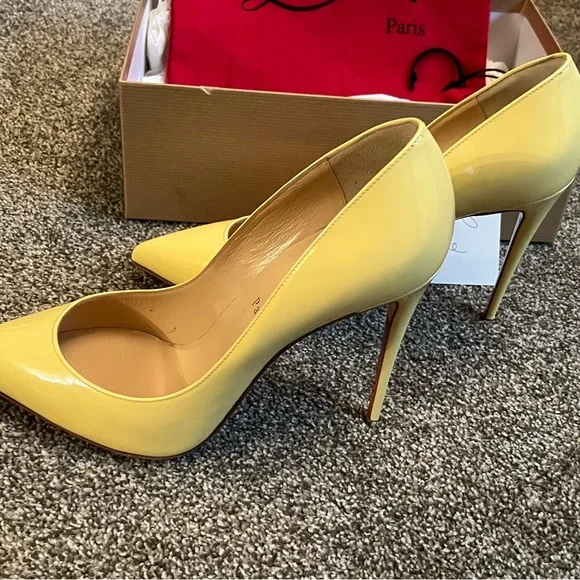 Christian Louboutin 100 mm heels great condition size 40 - Picture 6 of 12